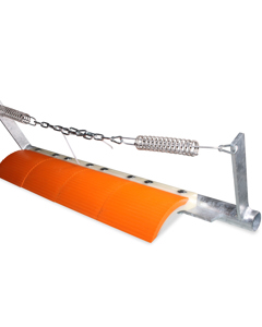 Base frame galv f/scraper 2C floor conveyor w/spring SZY-250